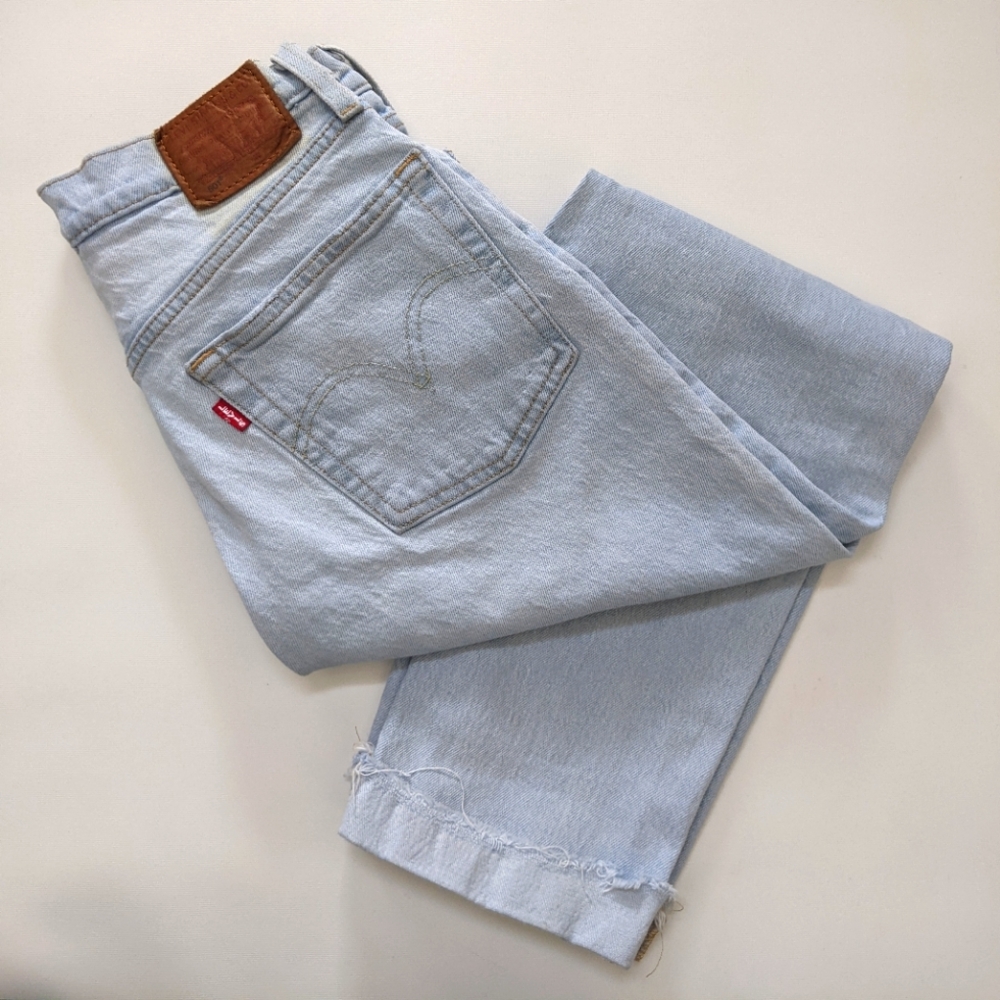 Levi's 501 Premium light blue jeans pants, size 26 x 26